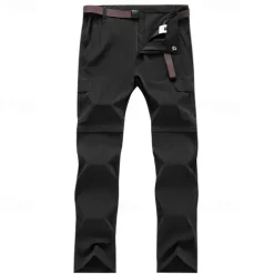 Men's Hiking Pants Trousers Summer Outdoor Loose Breathable Quick Dry Soft Sweat wicking Bottoms Dark Khaki Black Camping / Hiking Fishing Climbing L XL XXL XXXL 4XL