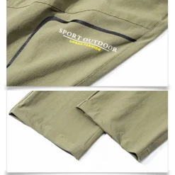 Men's Hiking Pants Trousers Summer Outdoor Waterproof Comfort Breathable Quick Dry Spandex Zipper Pocket Pants / Trousers Bottoms Dark Grey Black Dark Green Khaki Hunting Fishing Climbing M L XL XXL