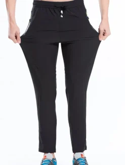 Men's Hiking Pants Trousers Summer Outdoor Comfort Multi-Pockets Quick Dry Lightweight Spandex Elastane Elastic Waistband Drawstring Zipper Pocket Pants / Trousers Bottoms Army Green Grey Khaki Black