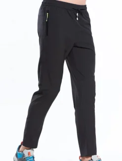 Men's Hiking Pants Trousers Summer Outdoor Comfort Multi-Pockets Quick Dry Lightweight Spandex Elastane Elastic Waistband Drawstring Zipper Pocket Pants / Trousers Bottoms Army Green Grey Khaki Black