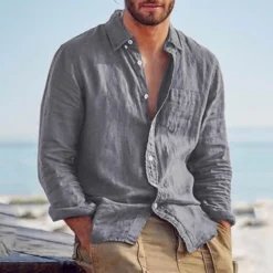 Men's Hiking Shirt Tee Tshirt Top Outdoor Breathable Lightweight Soft Comfortable Summer Spring Black Brown Green Fishing Climbing Running