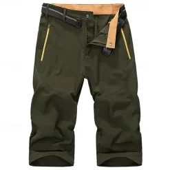 Men's Hiking Shorts Hiking Pants Trousers Military Outdoor Ripstop Below Knee Pants / Trousers Capri Pants Bottoms ArmyGreen Gray-black Blue khaki Work Fishing Climbing M L XL XXL XXXL