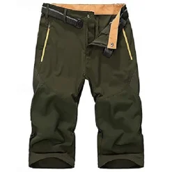 Men's Hiking Shorts Hiking Pants Trousers Military Outdoor Ripstop Below Knee Pants / Trousers Capri Pants Bottoms ArmyGreen Gray-black Blue khaki Work Fishing Climbing M L XL XXL XXXL