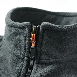 Men's Hiking Vest Hiking Fleece Vest Sleeveless Vest Outdoor Thermal Warm Fleece Lining Comfortable Winter Multiple Pockets Polyester Black Army Green Dark Blue Hunting Fishing Climbing