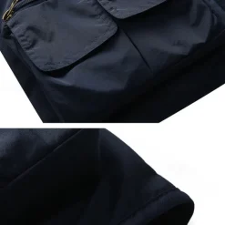 Men's Hiking Vest Hiking Fleece Vest Sleeveless Vest Outdoor Breathable Comfortable Pocket Polyester Dark Grey Black Yellow Hunting Fishing Climbing