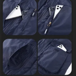 Men's Hiking Vest Hiking Fleece Vest Sleeveless Vest Outdoor Thermal Warm Fleece Lining Comfortable Winter Pocket Multiple Pockets Terylene Army Green Khaki Dark Blue Hunting Fishing Climbing