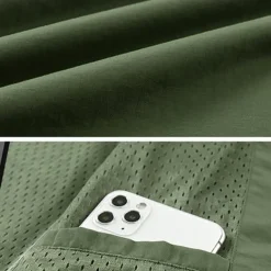 Men's Hiking Vest Sleeveless Vest Outdoor Comfortable Winter Multiple Pockets Polyester Black Army Green Red Hunting Fishing Climbing