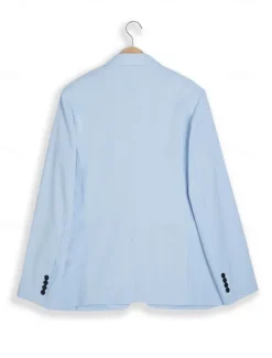 Men's Homecoming Linen Linen Suits Notch Light Blue pea green Solid Colored Tailored Fit 2 Piece Single Breasted One-button