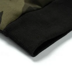 Men's Hoodie Army Green Coffee Hooded Color Block Camouflage Patchwork Pocket Sports & Outdoor Daily Holiday Streetwear Basic Casual Spring & Fall Clothing Apparel Hoodies Sweatshirts