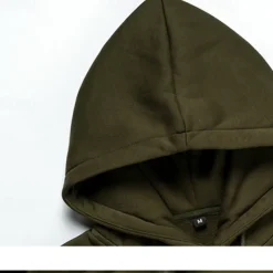 Men's Hoodie Army Green Coffee Hooded Color Block Camouflage Patchwork Pocket Sports & Outdoor Daily Holiday Streetwear Basic Casual Spring & Fall Clothing Apparel Hoodies Sweatshirts