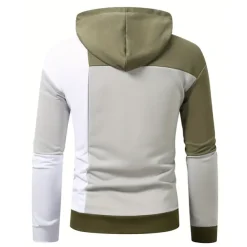 Men's Hoodie Black Pink Army Green Blue Hooded Color Block Pocket Sports & Outdoor Daily Holiday Streetwear Cool Casual Spring & Fall Clothing Apparel Hoodies Sweatshirts