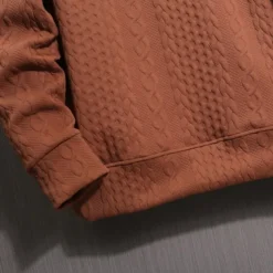 Men's Hoodie Black White Coffee Hooded Plain Jacquard Ribbed Front Pocket Textured Sports & Outdoor Daily Holiday Polyester Textured Streetwear Basic Casual Spring & Fall Clothing Apparel Hoodies