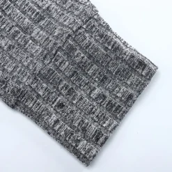 Men's Hoodie Black White Gray Hooded Solid Color Ribbed Textured Knit-texture Sports & Outdoor Polyester Active Winter Clothing Apparel Hoodies Sweatshirts Long Sleeve Slim