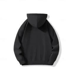 Men's Hoodie Black White Navy Blue Hooded Plain Pocket Christmas Gifts Work Sports & Outdoor Active Cool Basic Fall Winter Clothing Apparel Hoodies Sweatshirts Long Sleeve