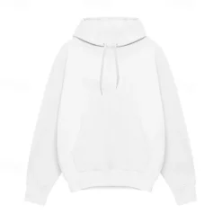 Men's Hoodie Black White Pink Light Grey Dark Gray Hooded Plain Pocket Sports & Outdoor Daily Holiday Streetwear Basic Casual Spring & Fall Clothing Apparel Hoodies Sweatshirts