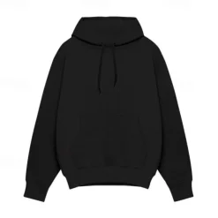 Men's Hoodie Black White Pink Light Grey Dark Gray Hooded Plain Pocket Sports & Outdoor Daily Holiday Streetwear Basic Casual Spring & Fall Clothing Apparel Hoodies Sweatshirts
