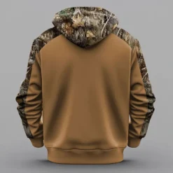 Men's Hoodie Brown 2# Brown 3# Brown Hooded Camouflage Camo / Camouflage 3D Print Cool Fall Winter Clothing Apparel Hoodies Sweatshirts