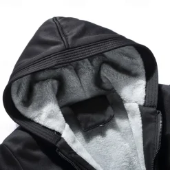 Men's Hoodie Fleece Hoodie Navy Blue Light Grey Dark Gray Hooded Camouflage Zipper Color Block Sports & Outdoor Casual Daily Polyester Streetwear Cool Casual Fall Winter Clothing Apparel Hoodies