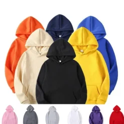 Men's Hoodie Hooded Sports & Outdoor Daily Holiday Pocket Plain Wine Red Black White Polyester Activewear Streetwear Sport Spring & Fall