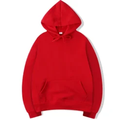 Men's Hoodie Hooded Sports & Outdoor Daily Holiday Pocket Plain Wine Red Black White Polyester Activewear Streetwear Sport Spring & Fall