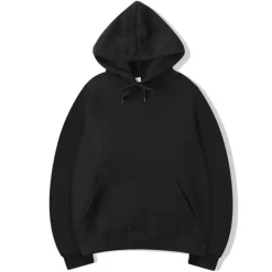 Men's Hoodie Hooded Sports & Outdoor Daily Holiday Pocket Plain Wine Red Black White Polyester Activewear Streetwear Sport Spring & Fall