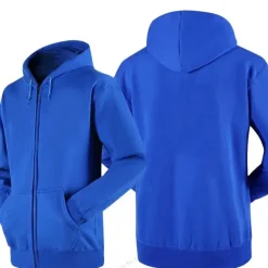 Men's Hoodie Jacket Full Zip Hoodie Solid Color Sport Athleisure Top Long Sleeve Breathable Soft Comfortable Everyday Use Outdoor Casual Athleisure Daily Activewear