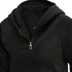 Men's Hoodie Quarter Zip Hoodie Black Hooded Plain Pocket Sports & Outdoor Daily Holiday Polyester Streetwear Basic Casual Spring & Fall Clothing Apparel Hoodies Sweatshirts Long Sleeve