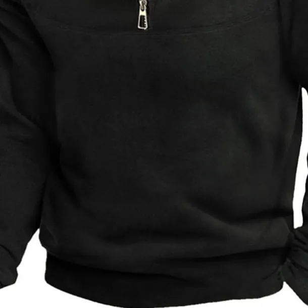 Men's Hoodie Quarter Zip Hoodie Black Hooded Plain Pocket Sports & Outdoor Daily Holiday Polyester Streetwear Basic Casual Spring & Fall Clothing Apparel Hoodies Sweatshirts Long Sleeve
