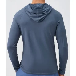 Men's Hoodie Sweatshirt Pocket Long Sleeve Top Athleisure Fall Breathable Quick Dry Lightweight Tennis Golf Running Sportswear Activewear Solid Colored Navy Black White