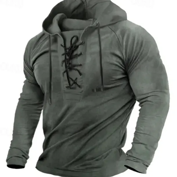 Men's Hoodie Tactical Hoodie Tactical Black Army Green Navy Blue Brown Hooded Plain Sports & Outdoor Daily Holiday Streetwear Cool Casual Spring & Fall Clothing Apparel Hoodies Sweatshirts Long