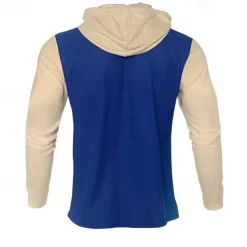 Men's Hoodie Tracksuit Sweatsuit Black White Royal Blue Khaki Dark Gray Hooded Stripes 2 Piece Sports & Outdoor Daily Holiday Streetwear Basic Casual Spring & Fall Clothing Apparel Hoodies