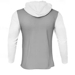 Men's Hoodie Tracksuit Sweatsuit Black White Royal Blue Khaki Dark Gray Hooded Stripes 2 Piece Sports & Outdoor Daily Holiday Streetwear Basic Casual Spring & Fall Clothing Apparel Hoodies