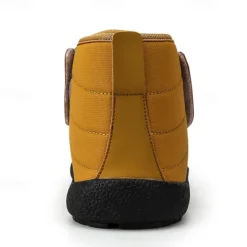 Men's Insulated Winter Snow Boots – Waterproof Slip-On Ankle Boots with Faux Fur Lining, Anti-Slip Sole for Outdoor Hiking & Cold Weather