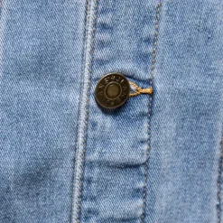 Men's Jean Jacket Denim Jacket Casual Daily Windbreaker Classic Style Denim Spring & Fall Fall & Winter Solid / Plain Color Casual Lapel Regular Black Dark Blue Light Blue Jacket