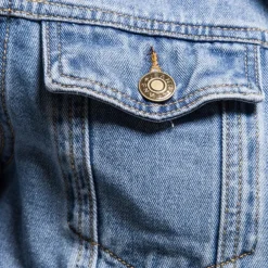 Men's Jean Jacket Denim Jacket Casual Daily Windbreaker Classic Style Denim Spring & Fall Fall & Winter Solid / Plain Color Casual Lapel Regular Black Dark Blue Light Blue Jacket