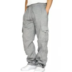 Men's Joggers Cargo Pants Bottoms Street Athleisure Summer Breathable Soft Sweat wicking Fitness Gym Workout Running Loose Fit Sportswear Activewear Solid Colored Dark Grey Black White