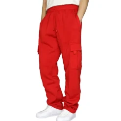 Men's Joggers Cargo Pants Bottoms Street Athleisure Summer Breathable Soft Sweat wicking Fitness Gym Workout Running Loose Fit Sportswear Activewear Solid Colored Dark Grey Black White