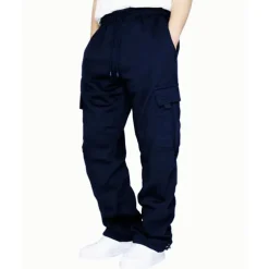 Men's Joggers Cargo Pants Bottoms Street Athleisure Summer Breathable Soft Sweat wicking Fitness Gym Workout Running Loose Fit Sportswear Activewear Solid Colored Dark Grey Black White