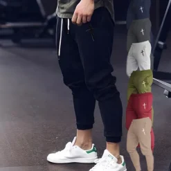 Men's Joggers Sweatpants Athletic Pants GYM Pants Pocket Drawstring Elastic Waistband Pants / Trousers Outdoor Sports & Outdoor Athletic Fall Breathable Soft Marathon Running Workout Tailored Fit