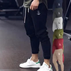 Men's Joggers Sweatpants Athletic Pants GYM Pants Pocket Drawstring Elastic Waistband Pants / Trousers Outdoor Sports & Outdoor Athletic Fall Breathable Soft Marathon Running Workout Tailored Fit