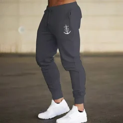 Men's Joggers Sweatpants Athletic Pants GYM Pants Pocket Drawstring Elastic Waistband Pants / Trousers Outdoor Sports & Outdoor Athletic Fall Breathable Soft Marathon Running Workout Tailored Fit