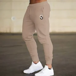 Men's Joggers Sweatpants Athletic Pants GYM Pants Pocket Drawstring Elastic Waistband Pants / Trousers Outdoor Sports & Outdoor Athletic Fall Breathable Soft Marathon Running Workout Tailored Fit