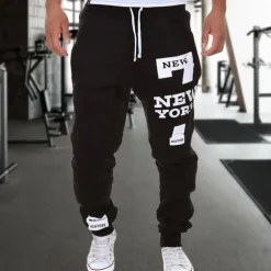 Men's Joggers Sweatpants Running Pants Athletic Pants GYM Pants Pocket Drawstring Pants / Trousers Outdoor Sports & Outdoor Athletic Quick Dry Lightweight Soft Marathon Running Workout Tailored Fit