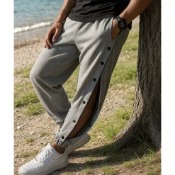 Men's Joggers Sweatpants Running Pants Elastic Waistband Pants / Trousers Sports & Outdoor Casual Cotton Breathable Quick Dry Lightweight Tennis Running Jogging Regular Fit Sportswear Activewear