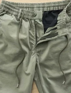 Men's Joggers Trousers Chinos Casual Pants Pocket Elastic Waist Plain Comfort Breathable Outdoor Daily Going out Fashion Casual Black Army Green