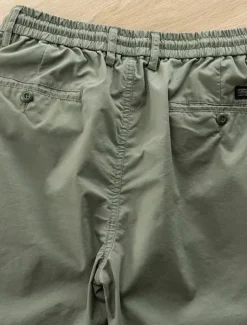 Men's Joggers Trousers Chinos Casual Pants Pocket Elastic Waist Plain Comfort Breathable Outdoor Daily Going out Fashion Casual Black Army Green