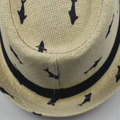 Men's Kentucky Derby Hat Sun Hat Party Hat White khaki Cotton Fashion Casual Street Daily Fish Sunscreen Breathable