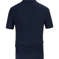 Men's Knit Polo Sweater Polo Shirt Street Casual Button Classic Short Sleeve Fashion Casual Graphic Striped Button Front Summer Spring Fall Regular Fit Navy Blue Green Khaki Knit Polo Sweater