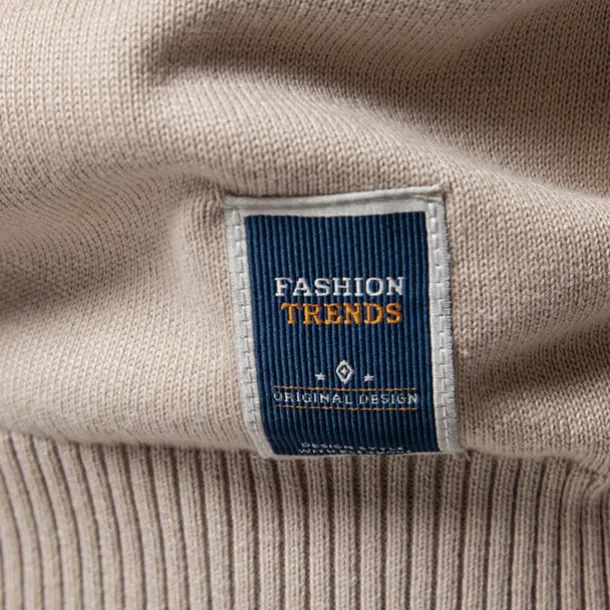 Men's Knit Solid Color Half Zip Knitwear Elegant Christmas Gifts Home Clothing Apparel Fall Winter Light Grey Beige S M L