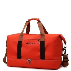 Men's Large-Capacity Travel Duffel Bag – Waterproof Oxford Cloth with Adjustable Shoulder Strap and Separate Shoe Compartment for Gym, Sports, and Weekend Trips